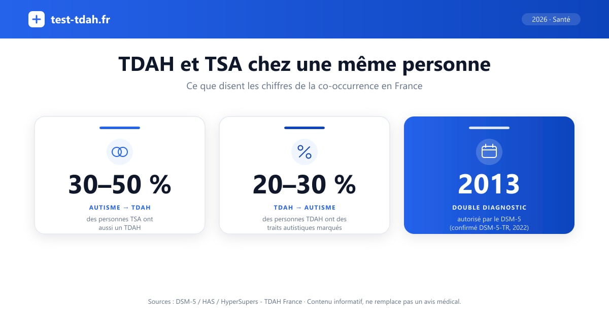 TDAH et TSA dans la même personne : chiffres de la co-occurrence en France